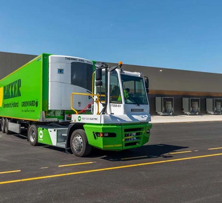 Terberg Special Vehicles groene vrachtwagen